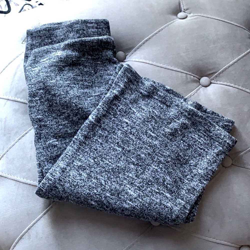 Knitted wide leg capris